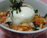 簡単♪キムチ温玉丼作り方3写真