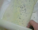 簡単しっとり黒ごまクリームチーズパン作り方3写真
