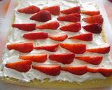 米粉で！苺のクリームチーズロールケーキ作り方7写真