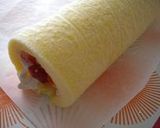 米粉で！苺のクリームチーズロールケーキ作り方8写真