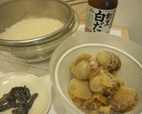 ほたての炊き込みごはん作り方1写真