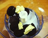 ✿黒ごまのレアチーズケーキ✿作り方2写真
