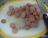 お好み焼き風☆簡単モチレシピ作り方1写真