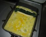 ㋻子供弁当☆ほうれん草とチーズの玉子巻き作り方3写真