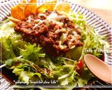 ミートソースＤＥタコライス作り方4写真