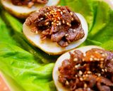 ✿牛肉乗せポテト✿作り方3写真