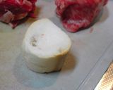 お麩で牛塊肉♪作り方1写真