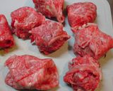 お麩で牛塊肉♪作り方2写真