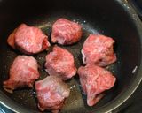 お麩で牛塊肉♪作り方3写真