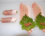 豚の梅しそ巻きのてり焼き作り方4写真