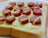 ★簡単！チーズソーセージトースト★作り方7写真
