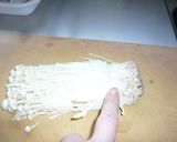 えのきとベーコンで　おやき作り方1写真