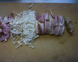えのきとベーコンで　おやき作り方4写真
