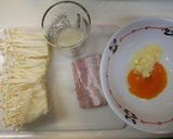 パスタいらずなエノキのカルボナーラ作り方1写真