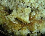 鶏皮で炊込みご飯→翌日は炒飯？焼き飯？作り方5写真