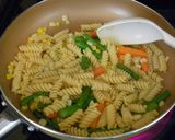 ♥野菜で低カロリー＊簡単オイルパスタ♥作り方5写真