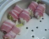 土鍋で蒸し蒸し白菜豚バラロール作り方3写真