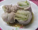 土鍋で蒸し蒸し白菜豚バラロール作り方6写真
