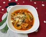 絶品！鶏肉と彩り野菜の濃厚トマト煮込み♪作り方9写真