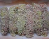✿薄切り肉の 巻き巻き トンカツ✿作り方8写真