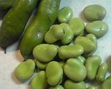 ☆そら豆のマスタードドレッシングサラダ☆作り方1写真