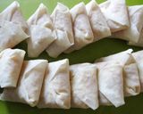 とろ～りチーズのケチャップライス春巻き作り方7写真