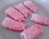 ＊豚肉チーズ巻きと玉葱のマヨポン焼き＊作り方2写真