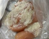 レンジで塩こうじとあま酒の味つけささみ作り方2写真