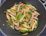 野菜もきのこも入れて青椒肉絲風作り方8写真