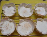 サラダin餃子の皮カップ作り方6写真