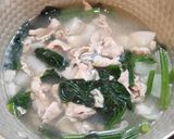 豚と大根ほうれん草の味噌汁作り方7写真