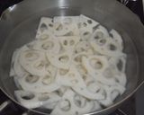 *クリームチーズでとろぉ～り蓮根サラダ*作り方3写真