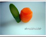 お弁当にニンジンｄｅお花～☆　作り方8写真