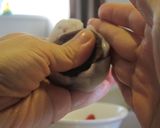 レンジで美味しいイチゴ大福（上新粉）作り方11写真