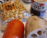 ひじきと蓮根の豆サラダ作り方1写真