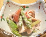＊いかとアスパラのマヨ醤油✿和え＊作り方6写真