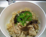 中華風☆きのこと豚の炊き込みご飯♪作り方6写真
