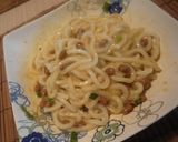 納豆好きさんへ贈る～♪納豆釜玉うどん作り方4写真