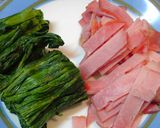 ほうれん草の卵炒め作り方1写真