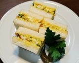 島らっきょう入りたまごサンド　ライ麦パン作り方7写真