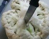 ｶﾚｰ畑のかりふらわー。作り方4写真