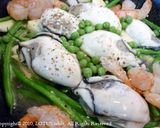 牡蠣と海老の白ワイン蒸し作り方4写真