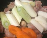 鶏もも肉のスキヤキ丼作り方1写真