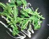 菜の花の醤油マヨ炒め作り方2写真