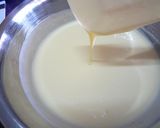 夫の愛する♡クリームチーズスフレケーキ作り方8写真