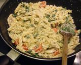 超簡単！シーフードのクリームチーズパスタ作り方5写真