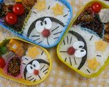 ひょっこり。ドラえもん弁当（キャラ弁）　作り方6写真