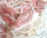豚肉と野菜のホイル蒸し作り方2写真