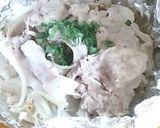 豚肉と野菜のホイル蒸し作り方5写真