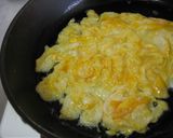 アスパラとトマトのふわふわ卵パスタ作り方7写真